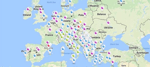 mapa evrope sa gradovima Mapa   Evropa   Karta Evrope, Mapa Evrope sa drzavama i glavnim  mapa evrope sa gradovima